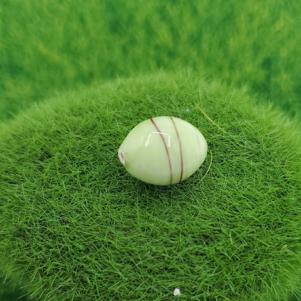 Green Striped Bead P313